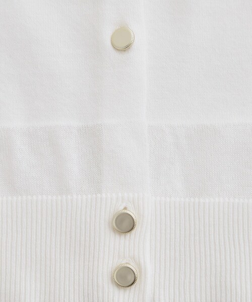 grove（グローブ）の「【雑誌掲載】シアー素材使いアンサンブルニット（アンサンブル・レディース・ブルー系その他/ブラック/オフホワイト・01/02/03/04/05）」の10枚目の写真