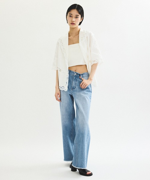 ADAM ET ROPE'(アダムエロペ)の「【Healthy Denim for ADAM ET ROPE'】別注 Daisy(デニムパンツ・レディース・ブルー系その他4/ブルー・0/1/2/3)」の5枚目の写真