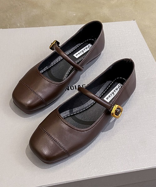 Miniministore(ミニミニストア)の「パンプス レディース バレーシューズ(パンプス・レディース・ブラック/ブラウン/シルバー・25.0cm/22.5cm/23.0cm/23.5cm/24.0cm/24.5cm)」の3枚目の写真