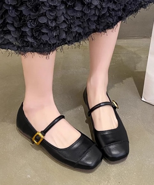 Miniministore(ミニミニストア)の「パンプス レディース バレーシューズ(パンプス・レディース・ブラック/ブラウン/シルバー・25.0cm/22.5cm/23.0cm/23.5cm/24.0cm/24.5cm)」の2枚目の写真