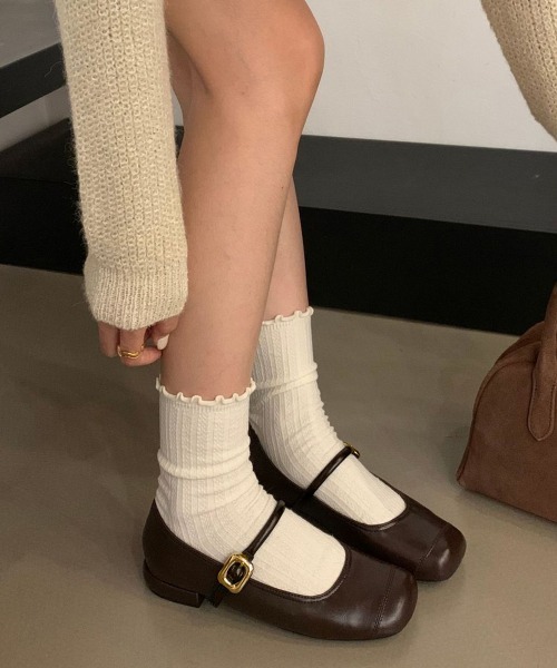 Miniministore(ミニミニストア)の「パンプス レディース バレーシューズ(パンプス・レディース・ブラック/ブラウン/シルバー・25.0cm/22.5cm/23.0cm/23.5cm/24.0cm/24.5cm)」の18枚目の写真