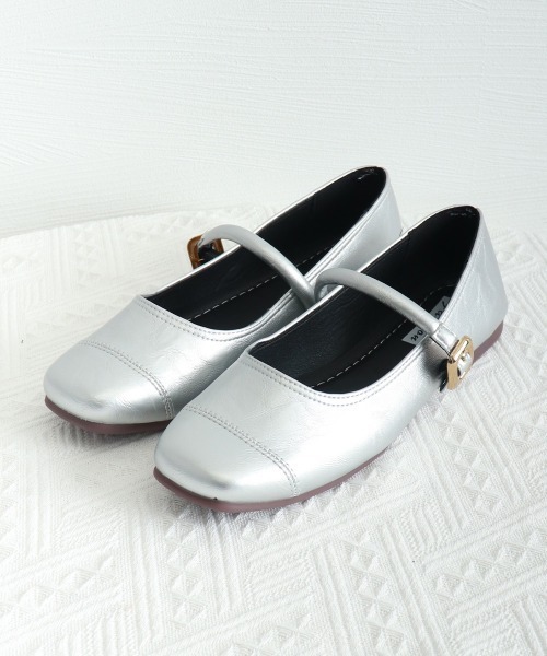Miniministore(ミニミニストア)の「パンプス レディース バレーシューズ(パンプス・レディース・ブラック/ブラウン/シルバー・25.0cm/22.5cm/23.0cm/23.5cm/24.0cm/24.5cm)」の8枚目の写真