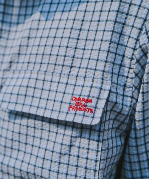 common gull products.（コモンガルプロダクツ）の「おやすみと行ってきますのシャツ（シャツ/ブラウス・レディース・ブルー系/イエロー系・LARGE/MEDIUM）」の14枚目の写真