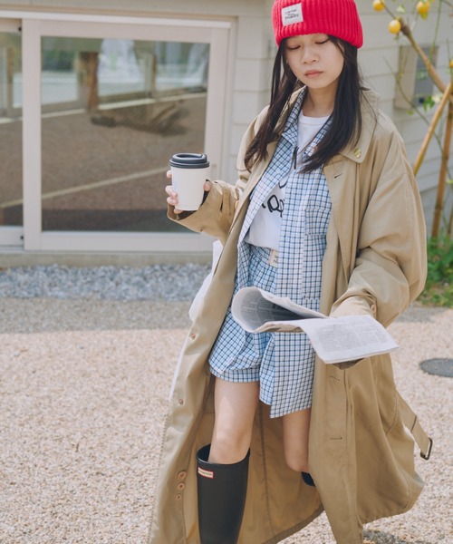 common gull products.（コモンガルプロダクツ）の「おやすみと行ってきますのシャツ（シャツ/ブラウス・レディース・ブルー系/イエロー系・LARGE/MEDIUM）」の18枚目の写真