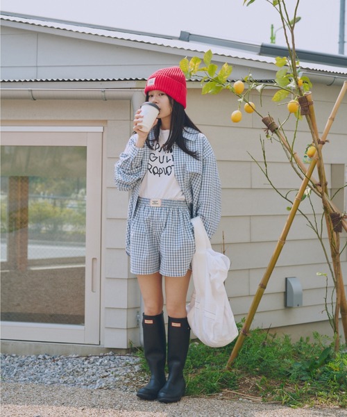 common gull products.（コモンガルプロダクツ）の「おやすみと行ってきますのシャツ（シャツ/ブラウス・レディース・ブルー系/イエロー系・LARGE/MEDIUM）」の20枚目の写真