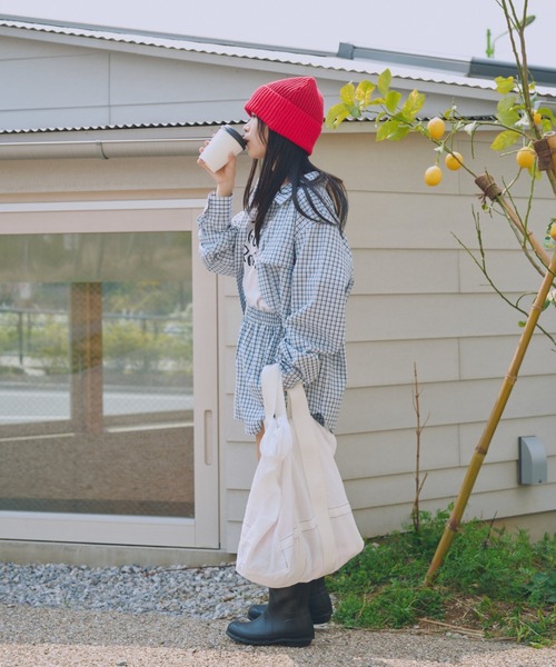 common gull products.（コモンガルプロダクツ）の「おやすみと行ってきますのシャツ（シャツ/ブラウス・レディース・ブルー系/イエロー系・LARGE/MEDIUM）」の21枚目の写真