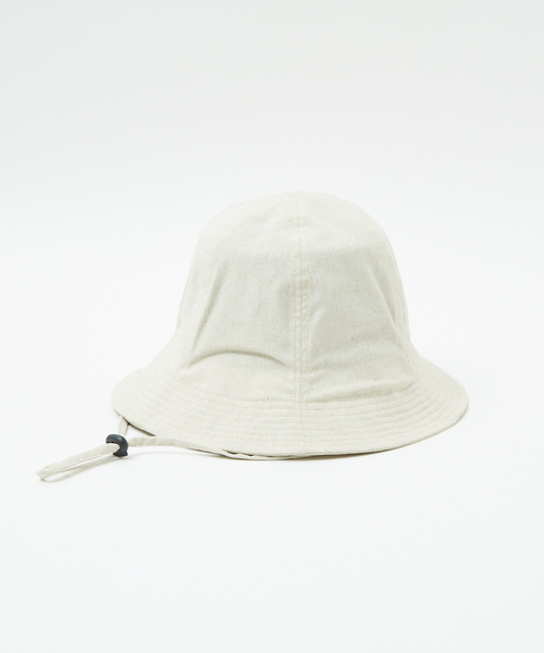 Ruben（ルーベン）の「【RUBEN / ルーベン】リネンチューリップハット / UV CUT / 接触冷感 / 2WAY【WEB限定】（ハット・レディース・グリーン/ブルー/ブラック/アイボリー・フリー）」の17枚目の写真