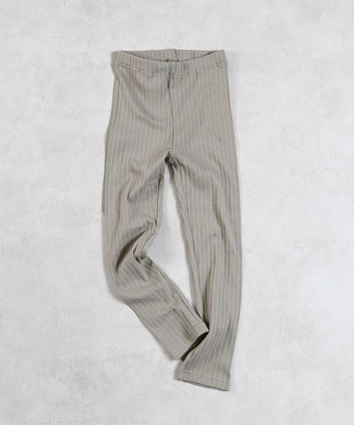 Life Support Products（ライフサポートプロダクツ）の「ムジリブレギンス（レギンス/スパッツ・キッズ・ライトピンク/オフホワイト/グレー/ピンク/ブラウン/ミント/ラベンダー/オレンジ/ベージュ/チャコール・70/80/90/95/100/110/120/130）」の3枚目の写真