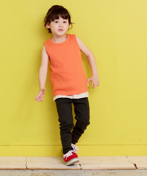 Life Support Products（ライフサポートプロダクツ）の「ムジリブレギンス（レギンス/スパッツ・キッズ・ライトピンク/オフホワイト/グレー/ピンク/ブラウン/ミント/ラベンダー/オレンジ/ベージュ/チャコール・70/80/90/95/100/110/120/130）」の21枚目の写真