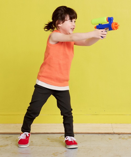 Life Support Products（ライフサポートプロダクツ）の「ムジリブレギンス（レギンス/スパッツ・キッズ・ライトピンク/オフホワイト/グレー/ピンク/ブラウン/ミント/ラベンダー/オレンジ/ベージュ/チャコール・70/80/90/95/100/110/120/130）」の22枚目の写真