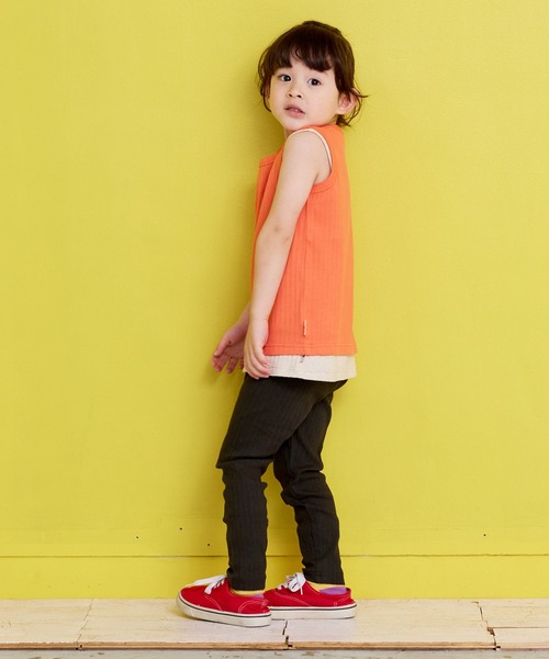 Life Support Products（ライフサポートプロダクツ）の「ムジリブレギンス（レギンス/スパッツ・キッズ・ライトピンク/オフホワイト/グレー/ピンク/ブラウン/ミント/ラベンダー/オレンジ/ベージュ/チャコール・70/80/90/95/100/110/120/130）」の20枚目の写真