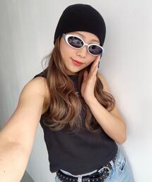 WEGO/オーバルカラーレンズアイウェア