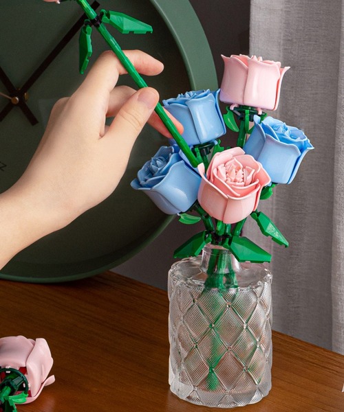 セール】【 somni / ソニ 】【3本セット】ブロックフラワーブーケ