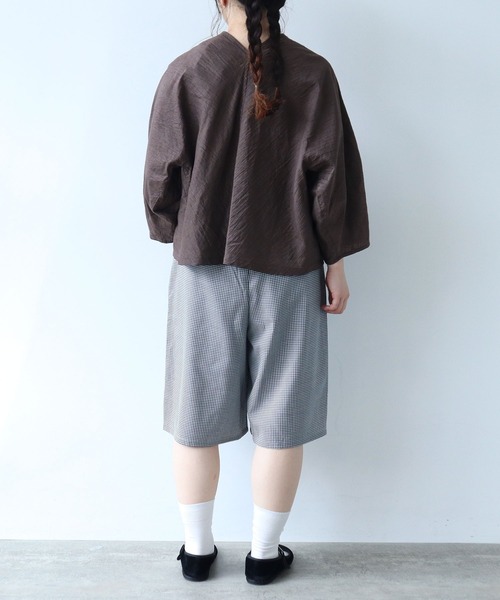 △Vネックブラウス（シャツ/ブラウス）｜yuni（ユニ ）の