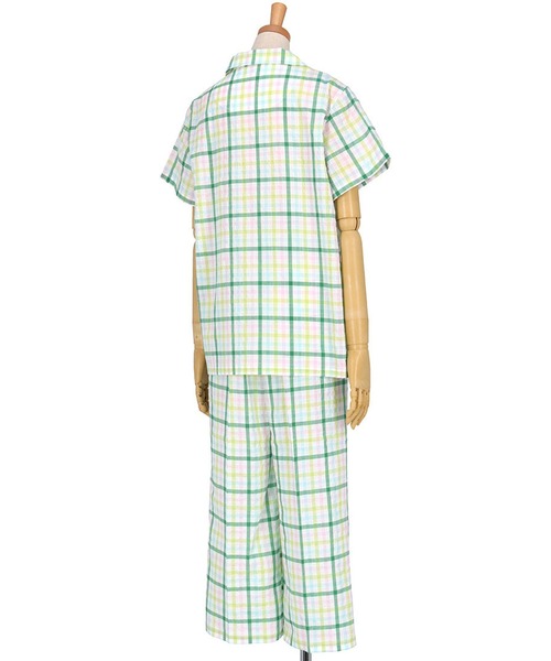 tsumori chisato 新作‼️チェック柄パジャマ M定価18700円夏用 tsumori chisato 新作‼️チェック柄パジャマ M定価18700円夏用