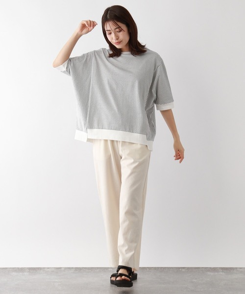 FOUND GOOD（ファウンドグッド）の「キリカエドルマンチュニックPO（Tシャツ/カットソー・レディース・ブルー系/グレー系8/グレー系/ブラウン系・S/M/L）」の18枚目の写真