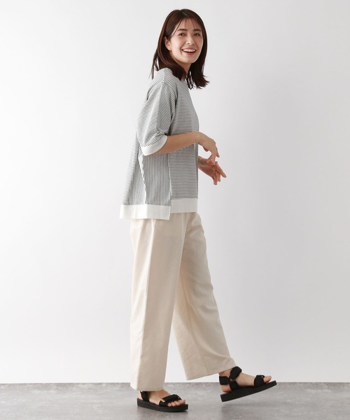 FOUND GOOD（ファウンドグッド）の「キリカエドルマンチュニックPO（Tシャツ/カットソー・レディース・ブルー系/グレー系8/グレー系/ブラウン系・S/M/L）」の19枚目の写真