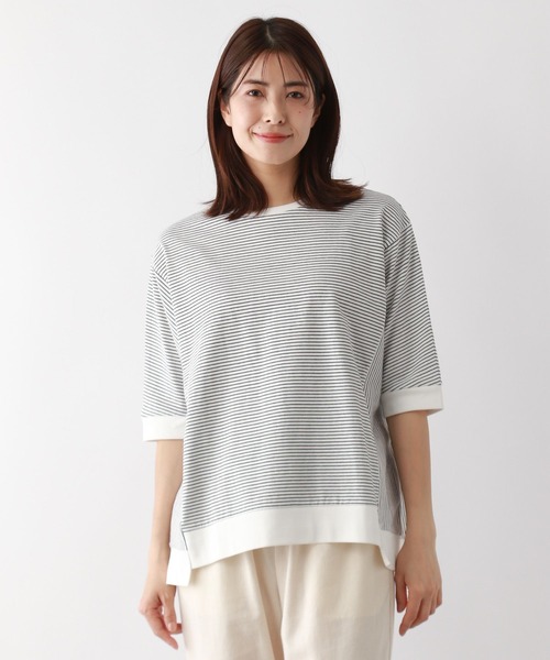 FOUND GOOD（ファウンドグッド）の「キリカエドルマンチュニックPO（Tシャツ/カットソー・レディース・ブルー系/グレー系8/グレー系/ブラウン系・S/M/L）」の21枚目の写真