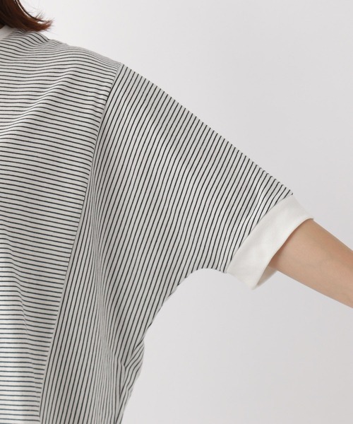 FOUND GOOD（ファウンドグッド）の「キリカエドルマンチュニックPO（Tシャツ/カットソー・レディース・ブルー系/グレー系8/グレー系/ブラウン系・S/M/L）」の7枚目の写真