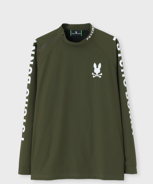 WEB限定]リラックスフィット モックネック ロングスリーブTシャツ