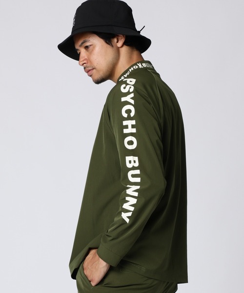 WEB限定]リラックスフィット モックネック ロングスリーブTシャツ