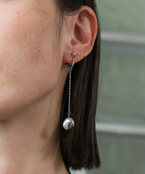 select MOCA(セレクトモカ)の「淡水パールメタルコーティングイヤリング(イヤリング・レディース・シルバー/ゴールド・FREE)」の14枚目の写真