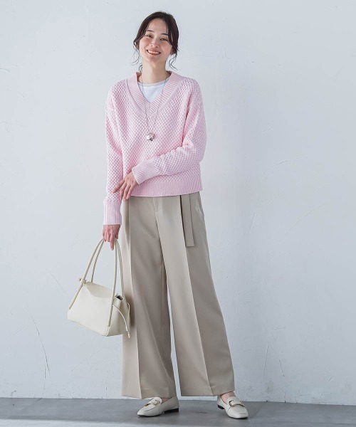 LAUTREAMONT（ロートレアモン）の「【WEB限定】<STORY.>2WAYフォルムレザーハンドバッグ（ハンドバッグ・レディース・ブラック/ライトブルー/オフホワイト・FREE）」の5枚目の写真