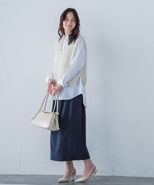 LAUTREAMONT（ロートレアモン）の「【WEB限定】<STORY.>2WAYフォルムレザーハンドバッグ（ハンドバッグ・レディース・ブラック/ライトブルー/オフホワイト・FREE）」の10枚目の写真