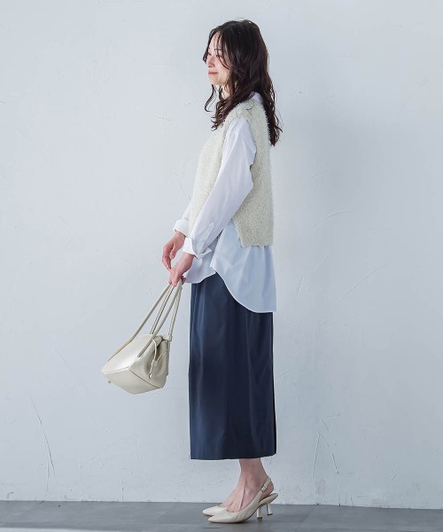 LAUTREAMONT（ロートレアモン）の「【WEB限定】<STORY.>2WAYフォルムレザーハンドバッグ（ハンドバッグ・レディース・ブラック/ライトブルー/オフホワイト・FREE）」の11枚目の写真