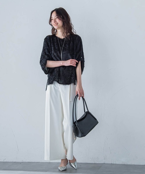 LAUTREAMONT（ロートレアモン）の「【WEB限定】<STORY.>2WAYフォルムレザーハンドバッグ（ハンドバッグ・レディース・ブラック/ライトブルー/オフホワイト・FREE）」の15枚目の写真