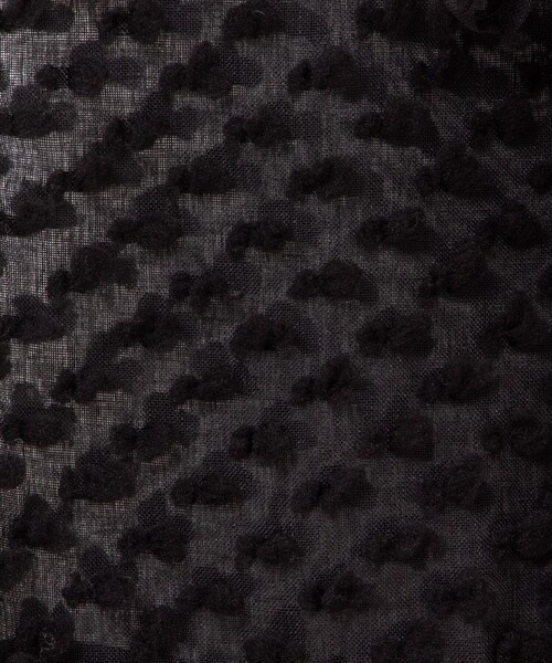 セール】【PR阿部☆別注】ドットポンポン2WAYノースリーブブラウス