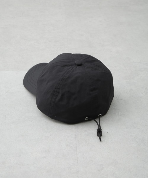 NANO universe（ナノユニバース）の「UVカット撥水サンシェードキャップ（キャップ・レディース・ブラック/アイボリー/ライトカーキ・FREE）」の17枚目の写真