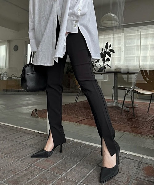 セール】slender center slit leggings PT（その他パンツ