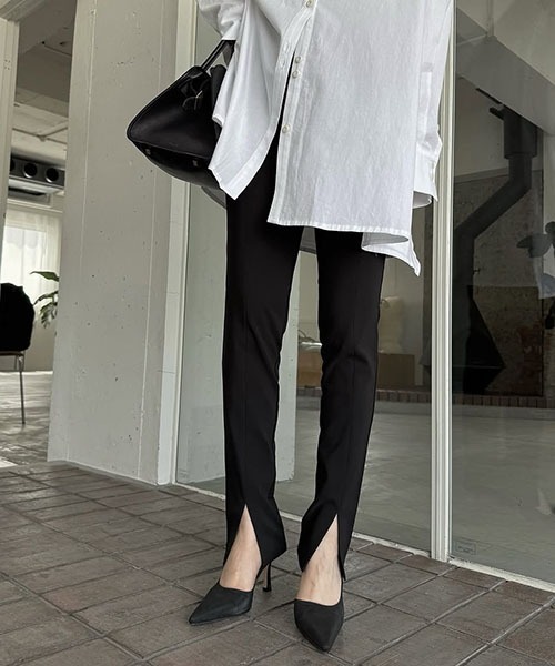 パンツ center slit slender leggings pants セール】slender center slit leggings PT（その他パンツ