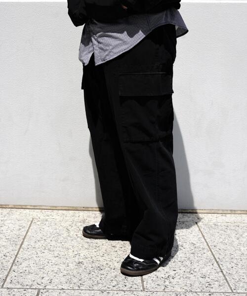 BEAVER(ビーバー)の「B omnivore/ビーオムニボー RIPSTOP CARGO PANTS カーゴパンツ(カーゴパンツ・メンズ・ブラック/その他2・M/S/L)」の1枚目の写真