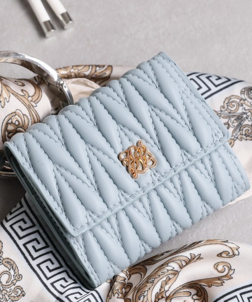 さっち キルティングデニム ミニ財布♡♡ さっち様 専用 キルティングデニム ミニ財布♡♡