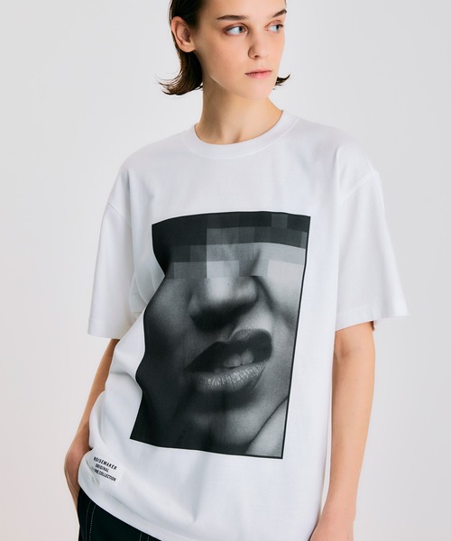 NOISE MAKER（ノイズメーカー）の「PHOTO TEE（Tシャツ/カットソー・レディース・ホワイト/ブラック・S/M）」の2枚目の写真