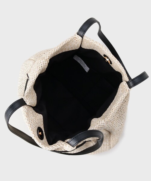 OPAQUE.CLIP（オペークドットクリップ）の「フロントベルトデザイン雑材合皮コンビトートバッグ（トートバッグ・レディース・グレー/ブラック系4/オフホワイト・00）」の17枚目の写真