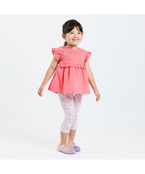 Seraph(セラフ)の「【接触冷感・吸水速乾】快適サマーレギパン_ジュニア対応(レギンス/スパッツ・キッズ・イエロー/ラベンダー/チャコール/ピンク・100/120/110/90/80/140/130)」の5枚目の写真