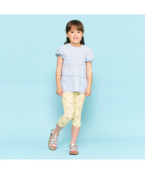 Seraph(セラフ)の「【接触冷感・吸水速乾】快適サマーレギパン_ジュニア対応(レギンス/スパッツ・キッズ・イエロー/ラベンダー/チャコール/ピンク・100/120/110/90/80/140/130)」の7枚目の写真