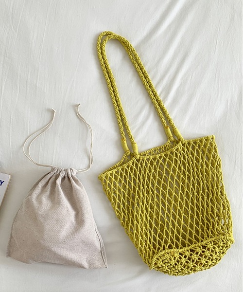 セール】ロープメッシュ シアートートバッグ（トートバッグ