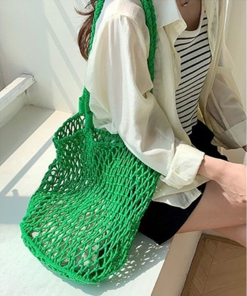 セール】ロープメッシュ シアートートバッグ（トートバッグ