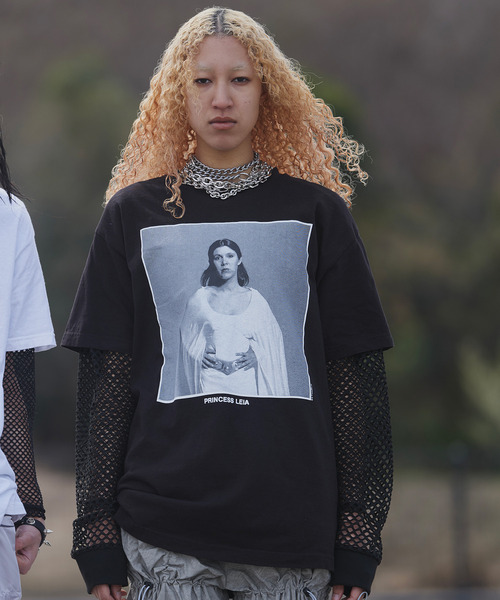 STAR WARS(スターウォーズ)の「F-LAGSTUF-F フラグスタフ / ”Leia” TEE スターウォーズエピソード4コラボレーションレイアビッグシルエットプリントTシャツ / 25SS-FSxSW-05 / FS1726(Tシャツ/カットソー・メンズ・ブラック/ホワイト・MEDIUM/LARGE/X-LARGE)」の6枚目の写真