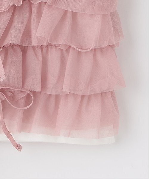 by LOVEiT（バイラビット）の「2WAYビスチェつきTシャツ（Tシャツ/カットソー・キッズ・ピンク/ブラック・160cm/150cm/140cm/130cm/120cm）」の8枚目の写真