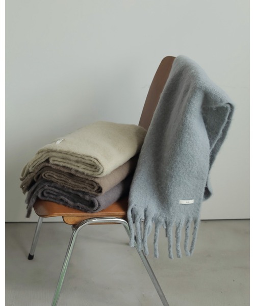 小物 anuke Soft Fringe Stole セール】Soft Fringe Stole（ストール/ショール）｜anuke（アンヌーク