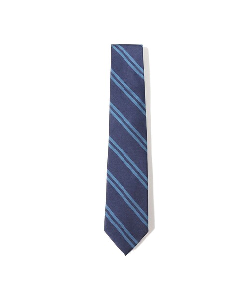 B:MING by BEAMS(ビーミングバイビームス)の「シルク ストライプ ネクタイ 25FW ②(ネクタイ・メンズ・インディゴブルー/ネイビー/ブラウン/チャコールグレー/ブルー/ワイン/オリーブ/ブルー系その他4・ONE SIZE)」の5枚目の写真