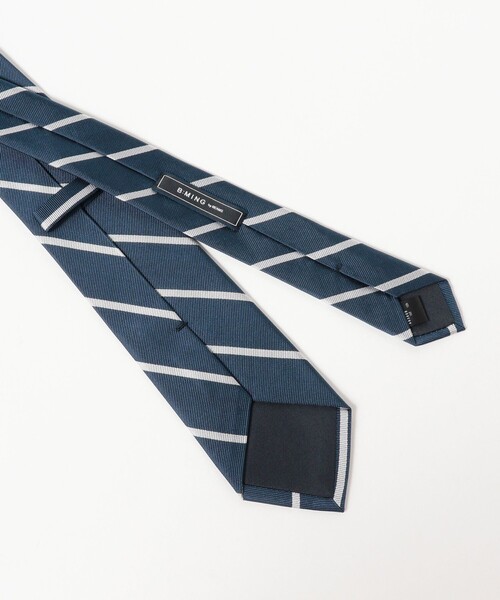 B:MING by BEAMS(ビーミングバイビームス)の「シルク ストライプ ネクタイ 25FW ②(ネクタイ・メンズ・インディゴブルー/ネイビー/ブラウン/チャコールグレー/ブルー/ワイン/オリーブ/ブルー系その他4・ONE SIZE)」の14枚目の写真