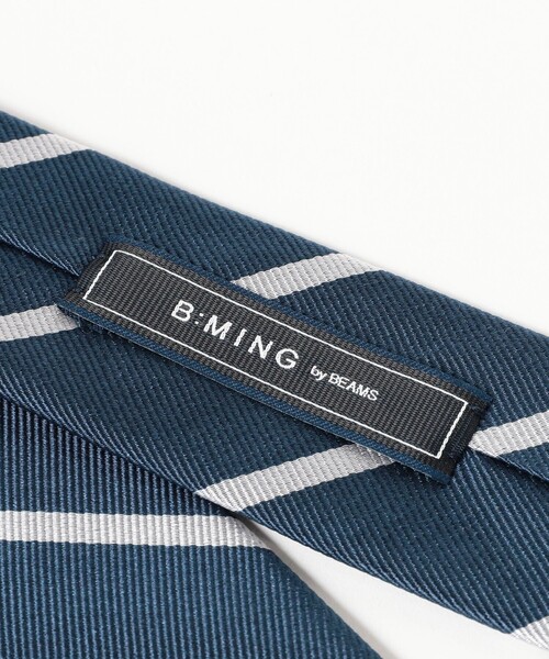 B:MING by BEAMS(ビーミングバイビームス)の「シルク ストライプ ネクタイ 25FW ②(ネクタイ・メンズ・インディゴブルー/ネイビー/ブラウン/チャコールグレー/ブルー/ワイン/オリーブ/ブルー系その他4・ONE SIZE)」の15枚目の写真