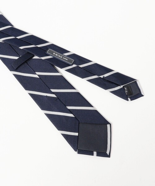 B:MING by BEAMS(ビーミングバイビームス)の「シルク ストライプ ネクタイ 25FW ②(ネクタイ・メンズ・インディゴブルー/ネイビー/ブラウン/チャコールグレー/ブルー/ワイン/オリーブ/ブルー系その他4・ONE SIZE)」の18枚目の写真