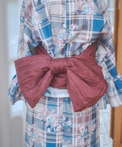 Lovilyn ラヴィリン セパレート浴衣(帯セット) リボン柄 浴衣・帯セット ラヴィリン Lovilyn 浴衣 リボン柄 セパレート浴衣(帯セット